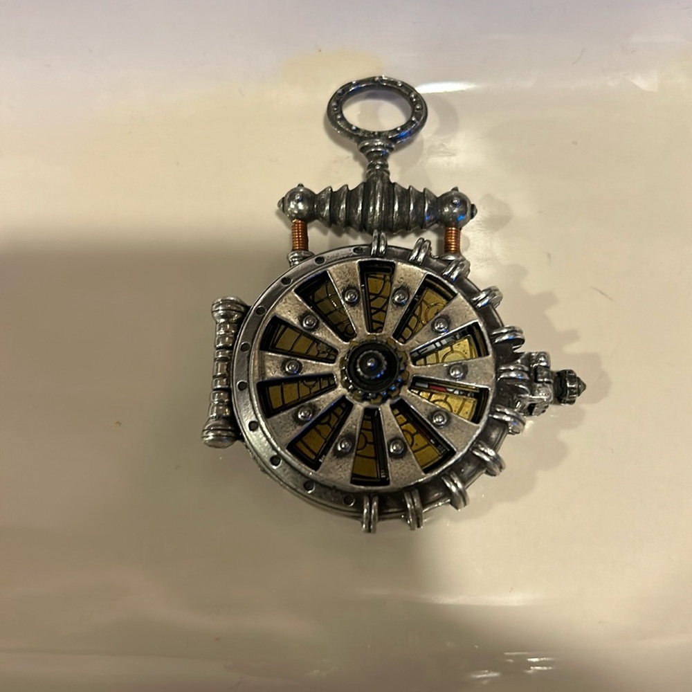 EER Patent Solar Powered Turbine Fob Watch by Alchemy Gothic, Very Rare